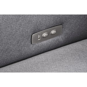 GELATO fotel wypoczynkowy popielaty