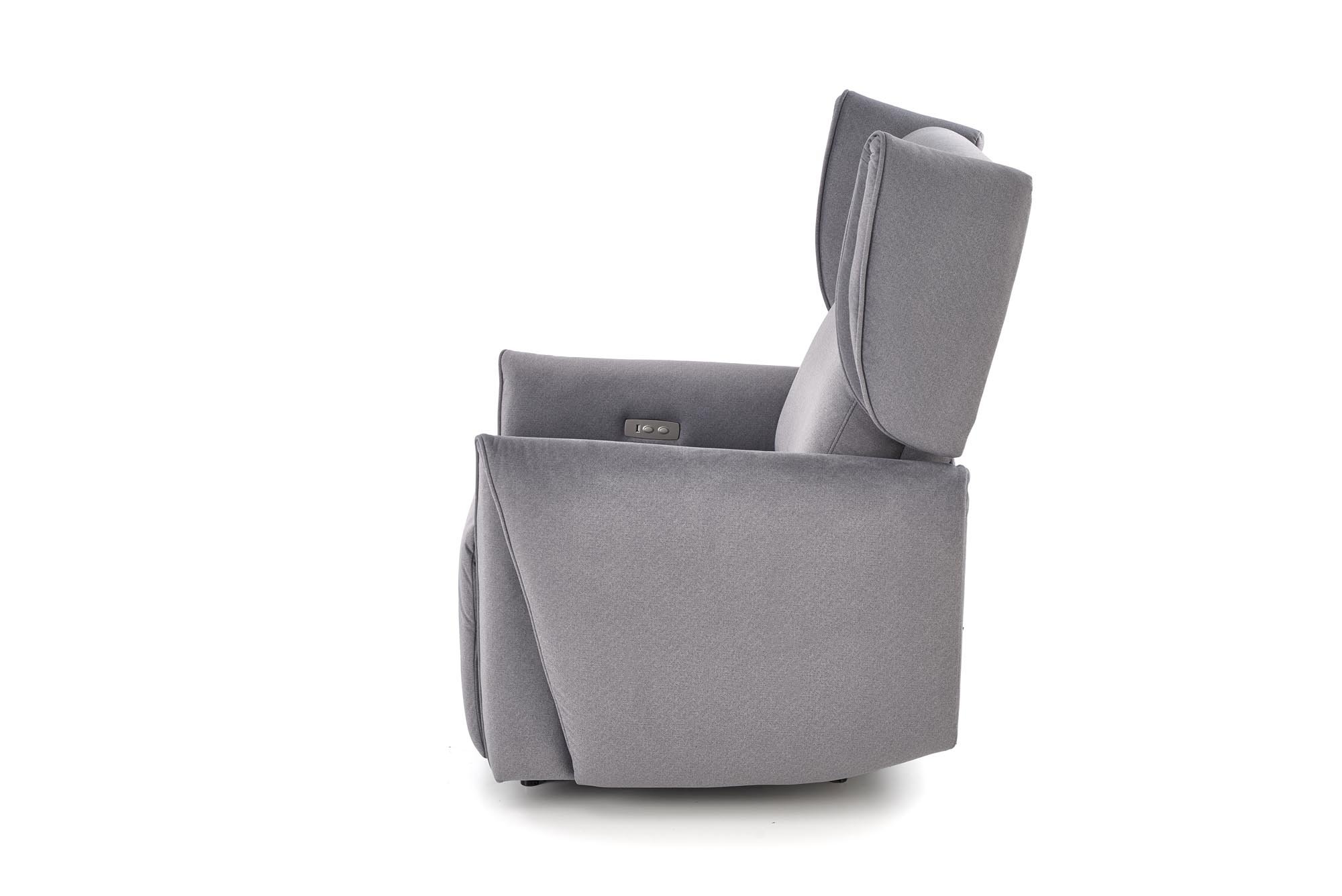 GELATO fotel wypoczynkowy popielaty