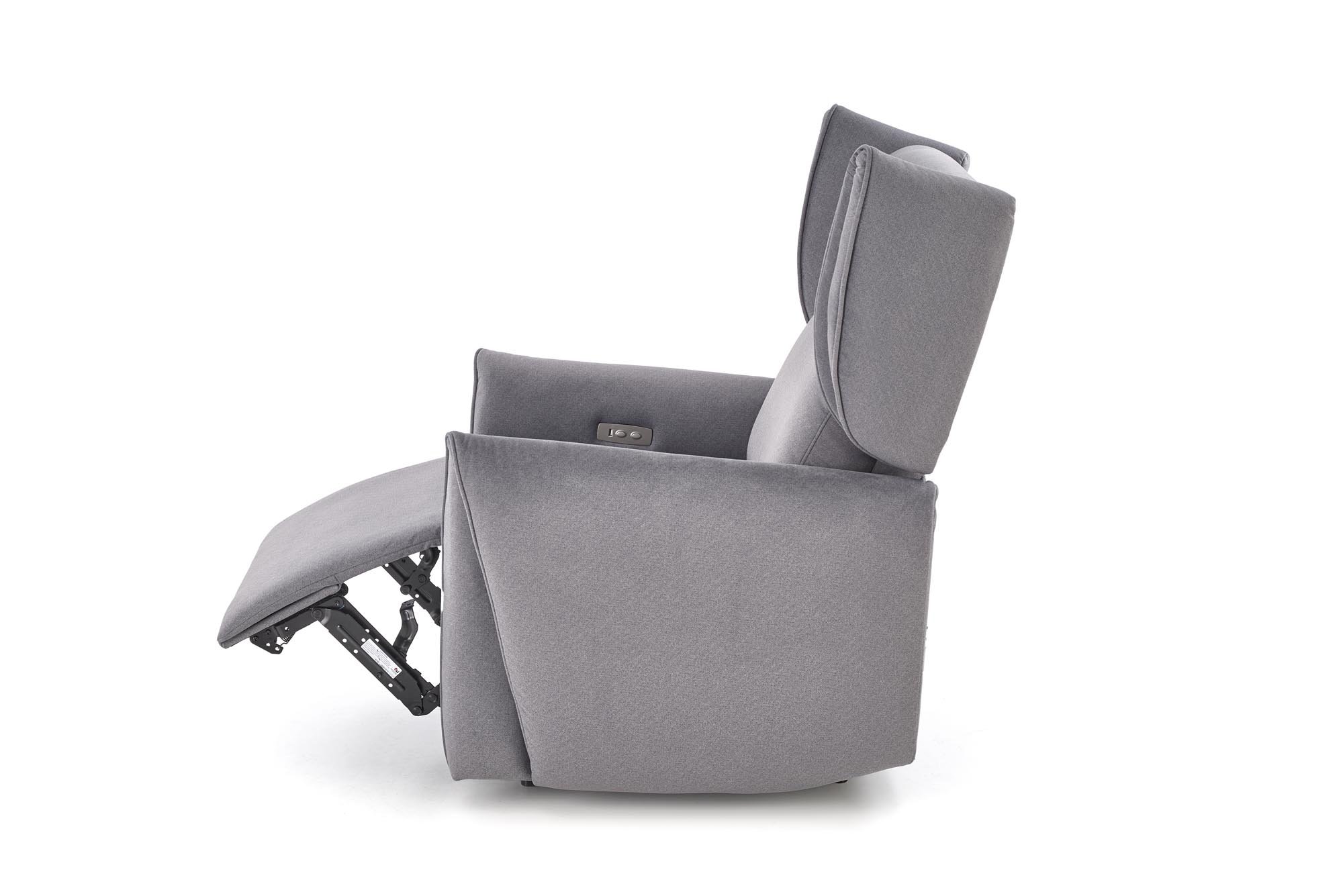 GELATO fotel wypoczynkowy popielaty