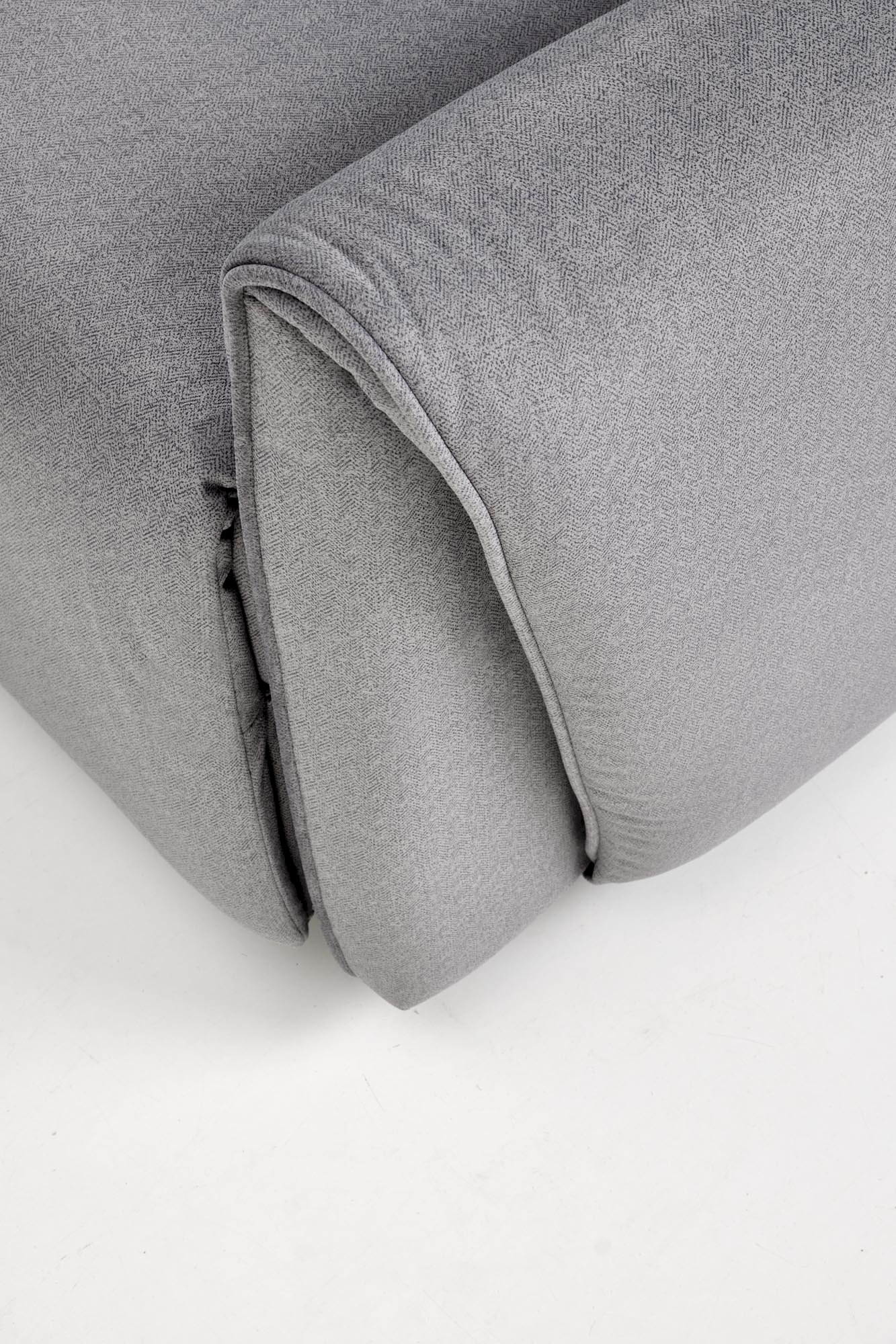 GELATO fotel wypoczynkowy popielaty