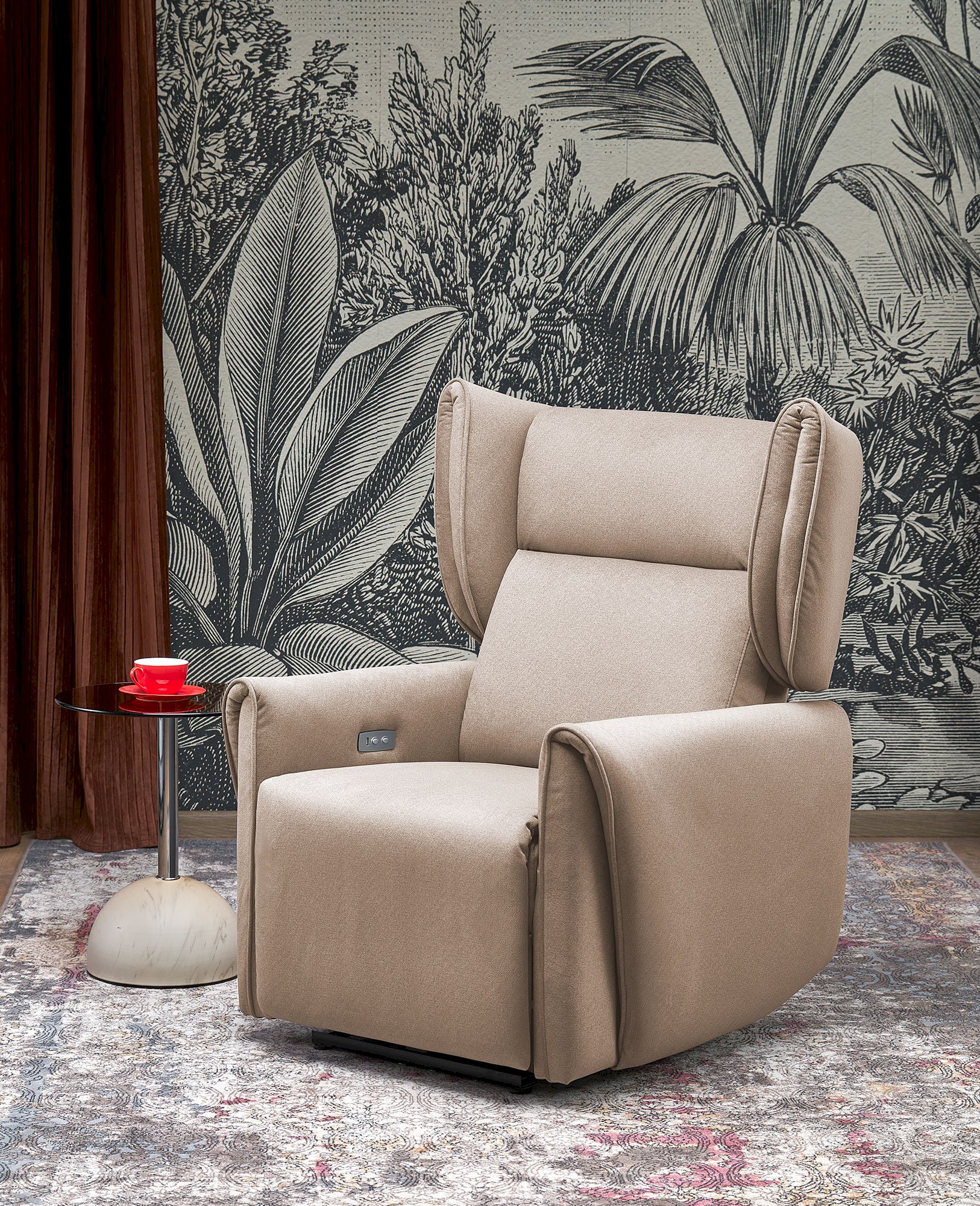 GELATO fotel wypoczynkowy beżowy