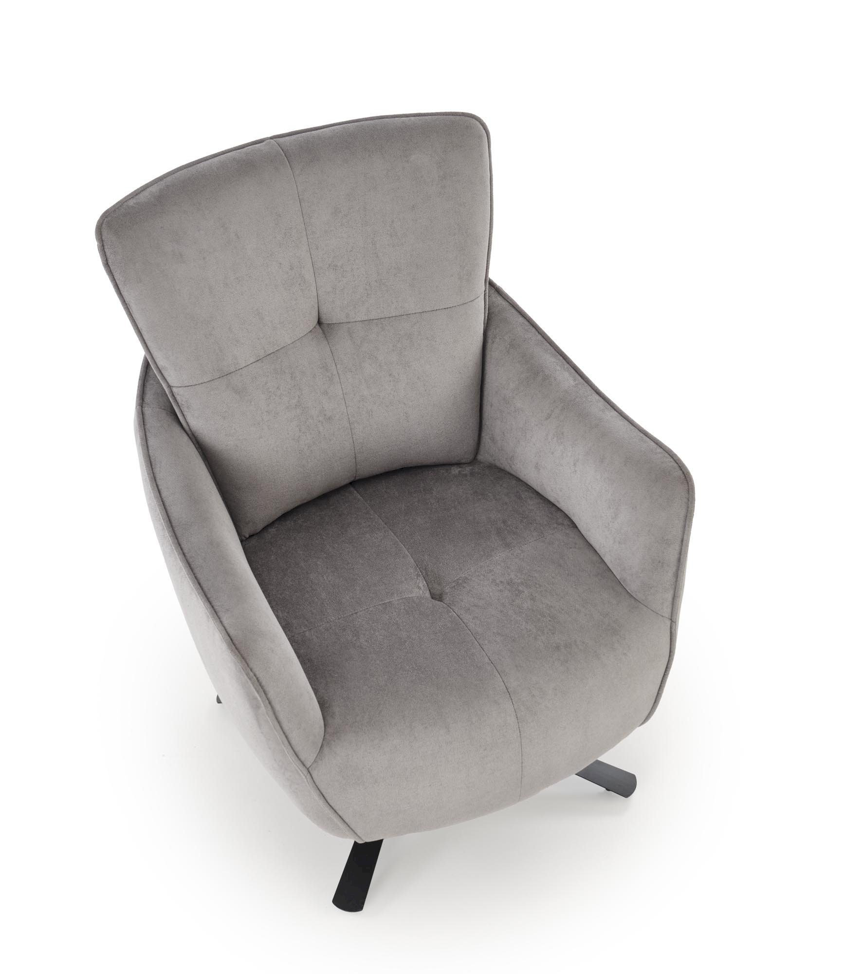 SCAMPI fotel wypoczynkowy, popielaty