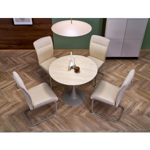 K584 krzesło beżowy / kaszmir