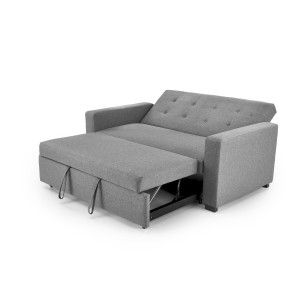 PAULINIO sofa rozkładana, popielaty