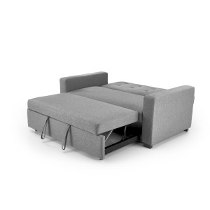 PAULINIO sofa rozkładana, popielaty