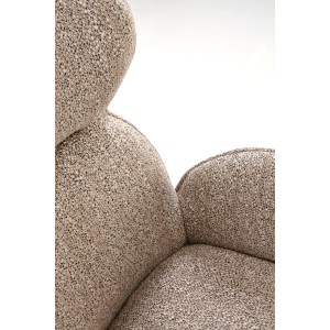 K585 krzesło ciemny beżowy / jasny orzech