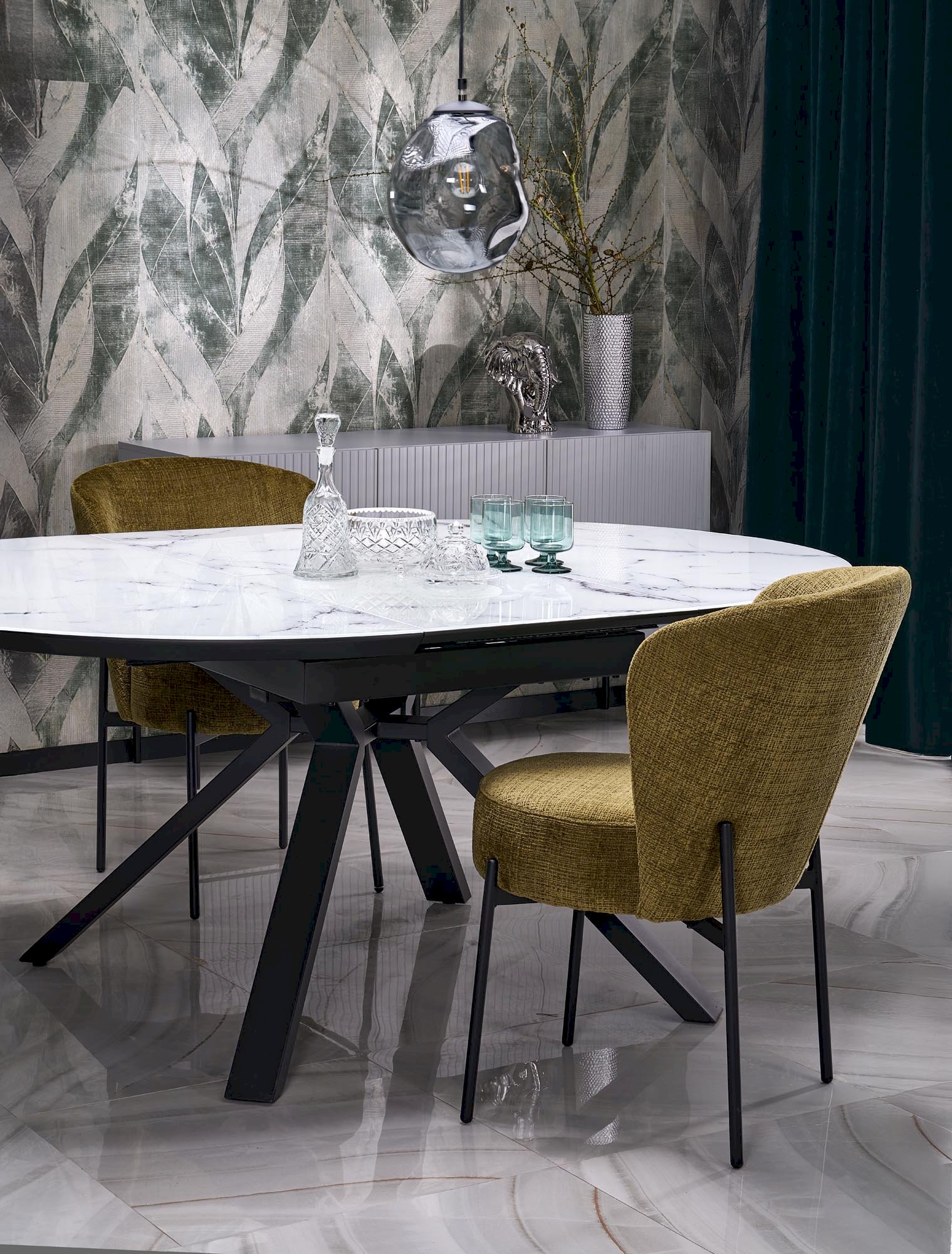 K590 krzesło oliwkowy