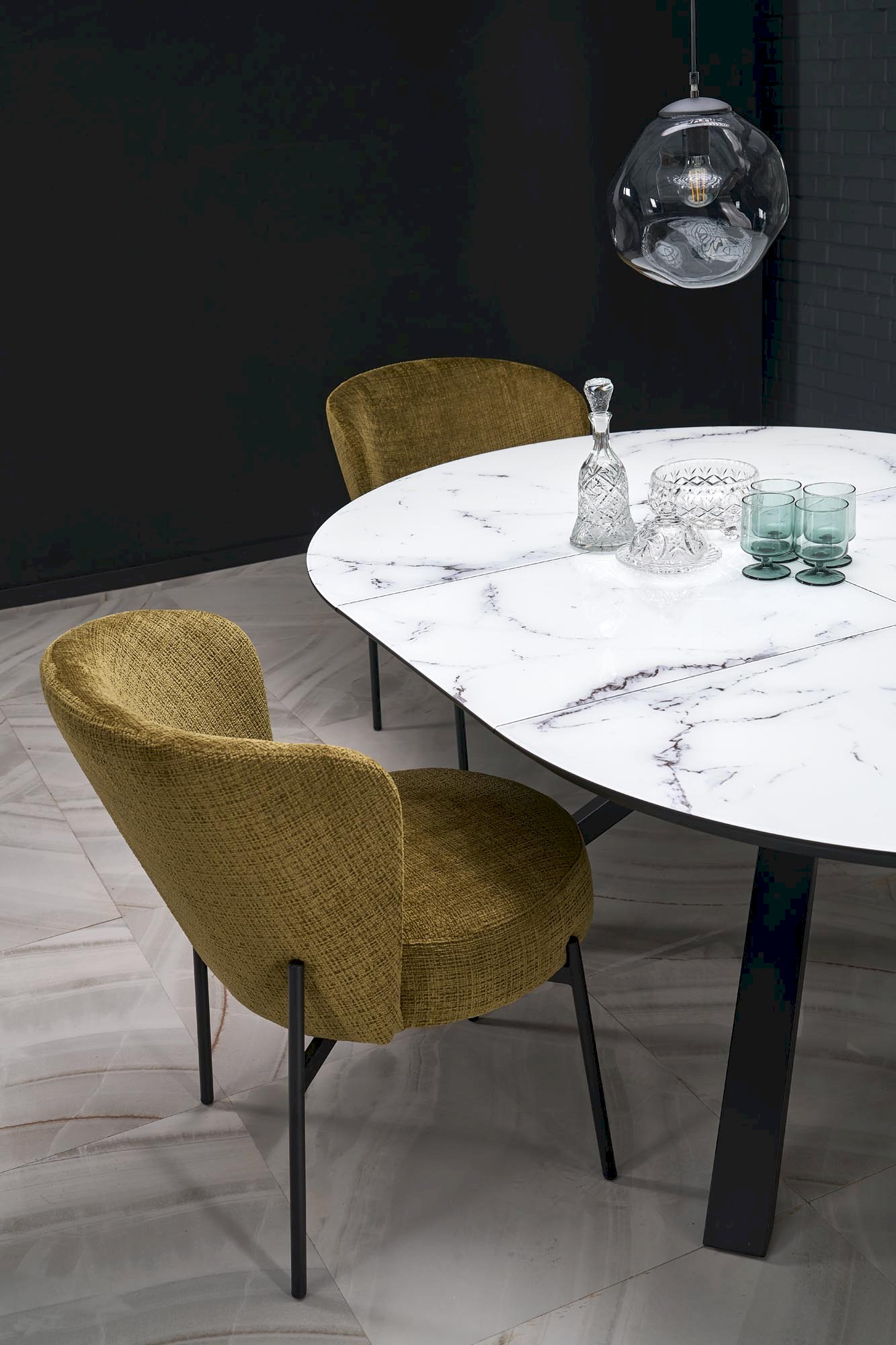 K590 krzesło oliwkowy