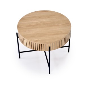 DANTE zestaw 2 ław, naturalny / czarny (1p=1zestaw)