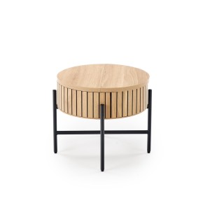 DANTE zestaw 2 ław, naturalny / czarny (1p=1zestaw)