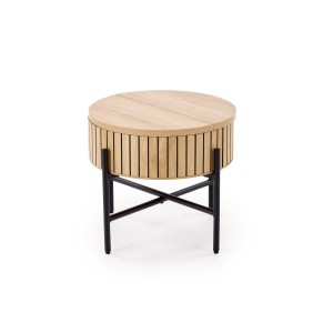 DANTE zestaw 2 ław, naturalny / czarny (1p=1zestaw)