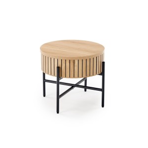 DANTE zestaw 2 ław, naturalny / czarny (1p=1zestaw)