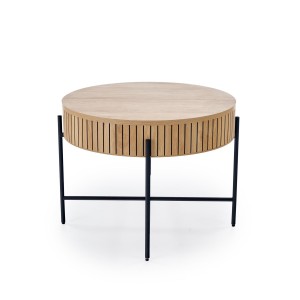 DANTE zestaw 2 ław, naturalny / czarny (1p=1zestaw)