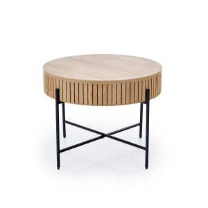 DANTE zestaw 2 ław, naturalny / czarny (1p=1zestaw)