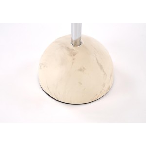 ARIANA ława, beżowy marmur / brązowy