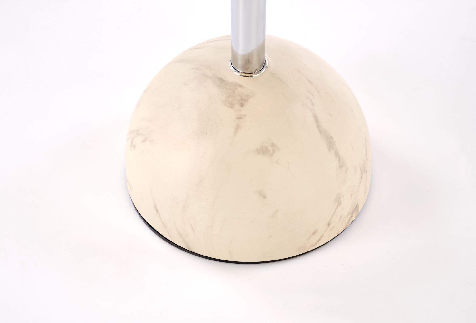 ARIANA ława, beżowy marmur / brązowy