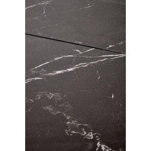 VOLANT 140 stół rozkładany, blat - czarny marmur, nogi - dąb złoty / czarny