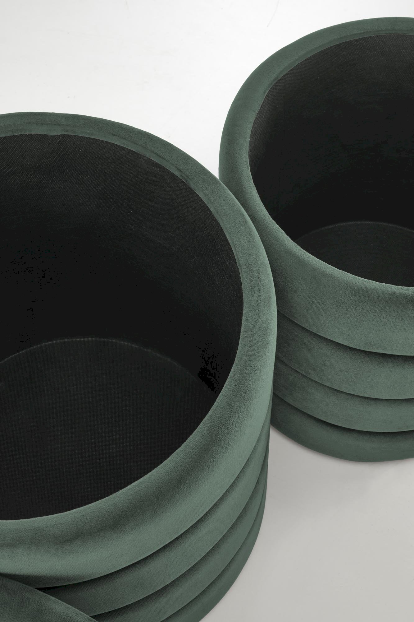 PACHO zestaw 2 puf, c.zielony (1p=1set)