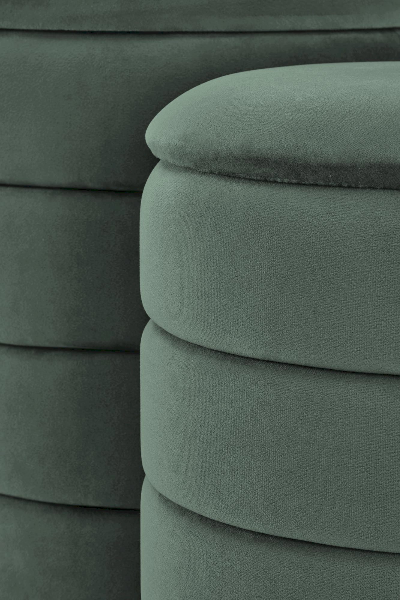 PACHO zestaw 2 puf, c.zielony (1p=1set)