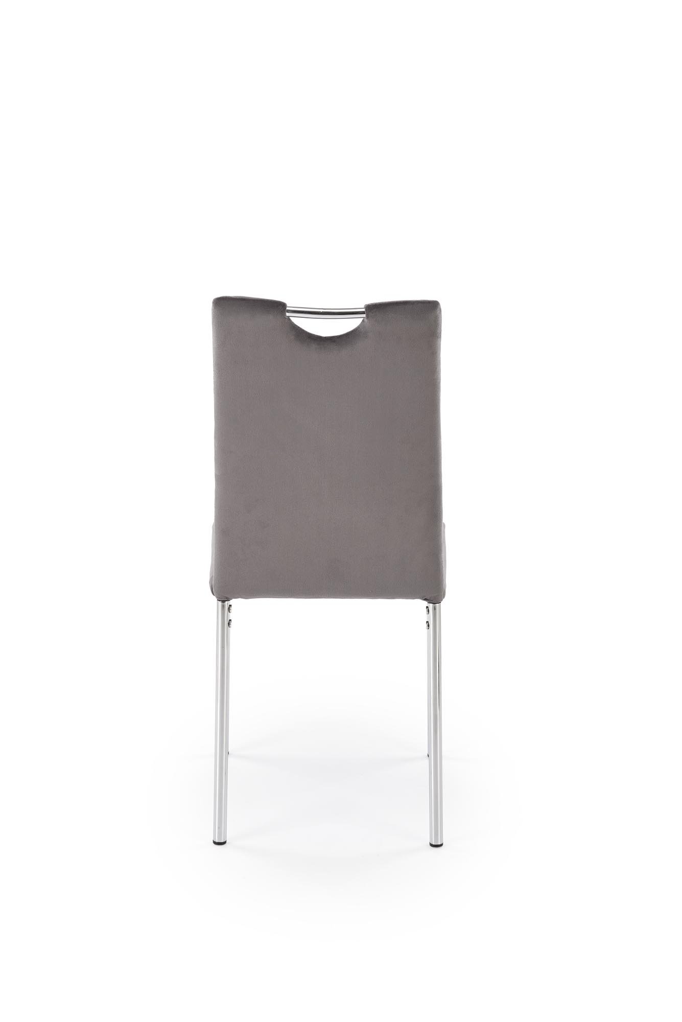 K578 krzesło popielaty / srebrny