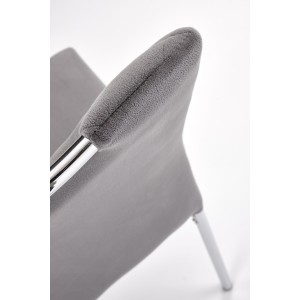 K578 krzesło popielaty / srebrny