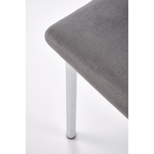 K578 krzesło popielaty / srebrny