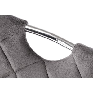 K578 krzesło popielaty / srebrny