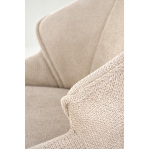 H122 hoker nogi - czarny, siedzisko - beżowy