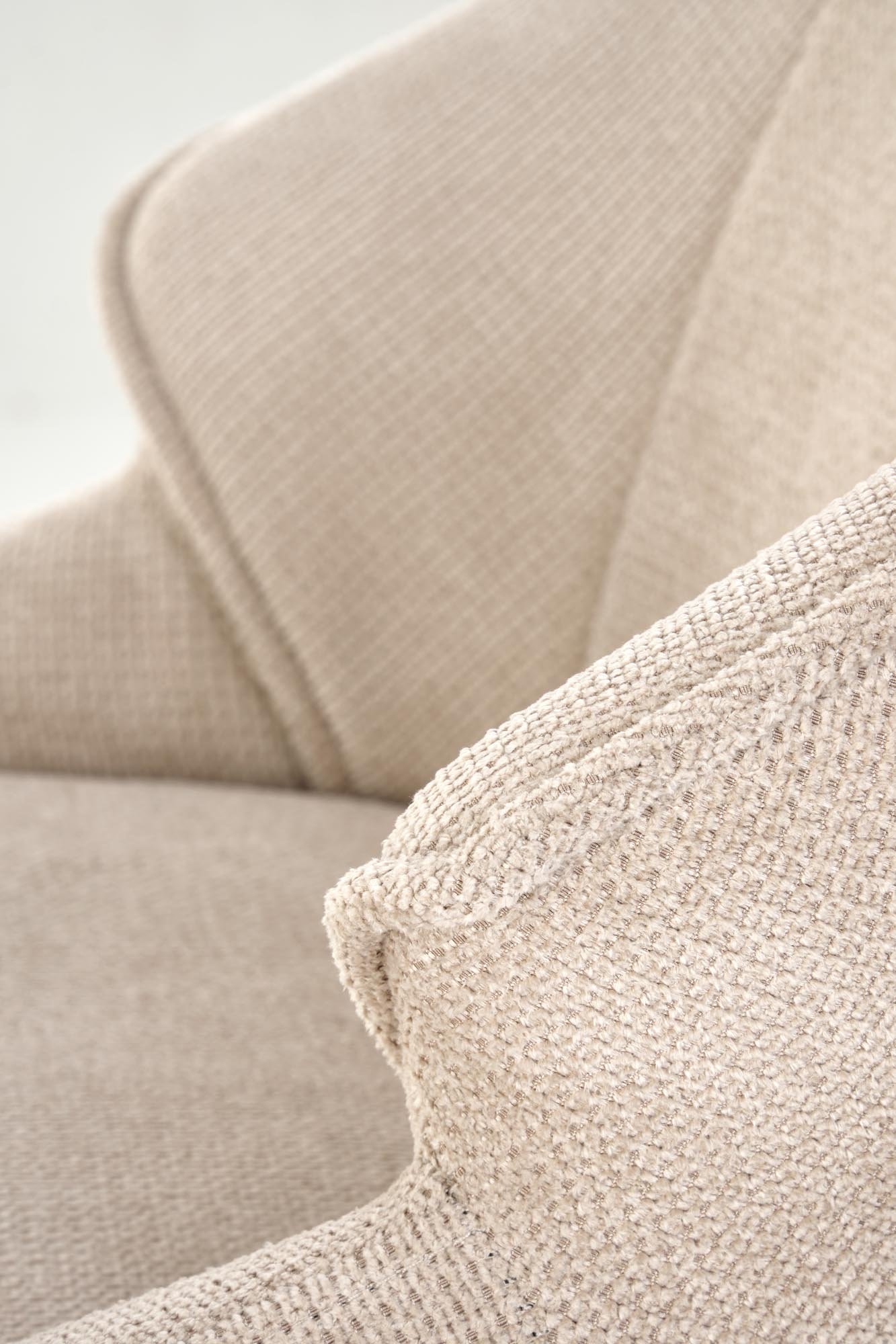 H122 hoker nogi - czarny, siedzisko - beżowy