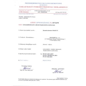 MARCUS fotel gabinetowy czarny