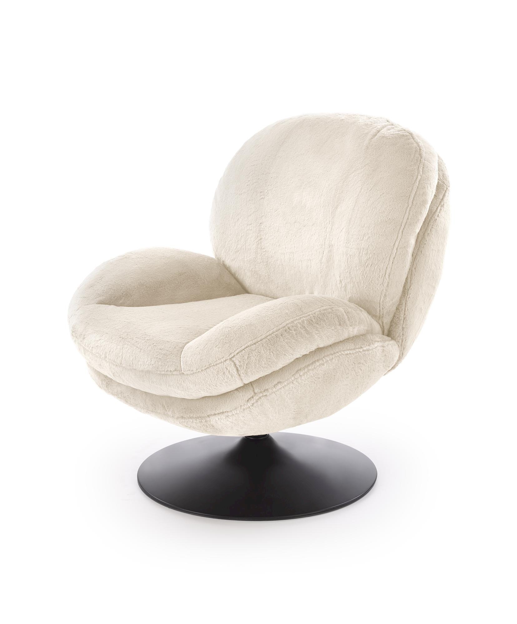 SHELL fotel wypoczynkowy, kremowy