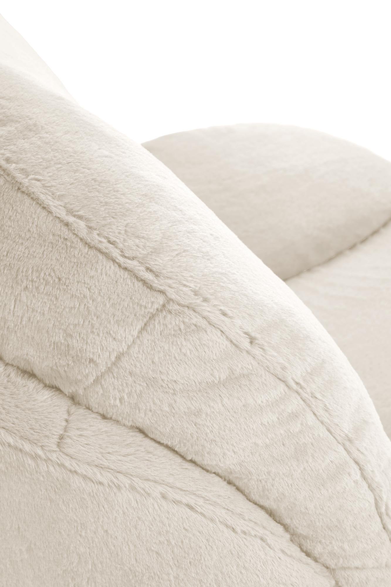 SHELL fotel wypoczynkowy, kremowy