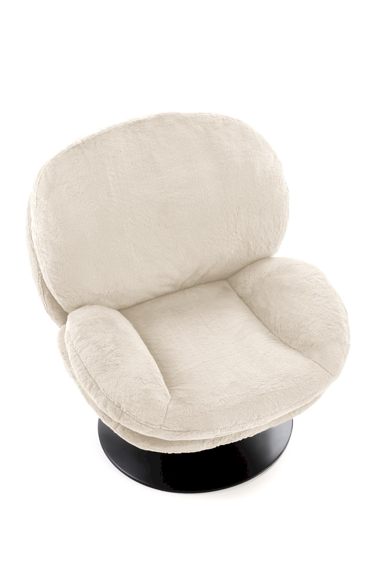 SHELL fotel wypoczynkowy, kremowy