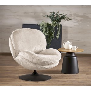 SHELL fotel wypoczynkowy, kremowy