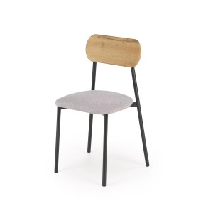 NANDO zestaw stół + 2 krzesła, naturalny / czarny