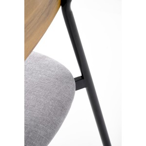 NANDO zestaw stół + 2 krzesła, naturalny / czarny