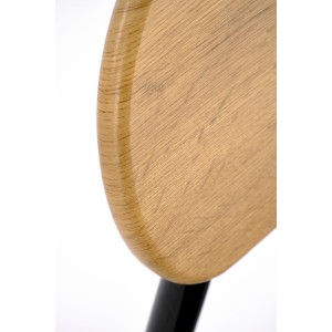 NANDO zestaw stół + 2 krzesła, naturalny / czarny