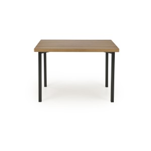 MILTON zestaw stół + 4 krzesła, naturalny / czarny