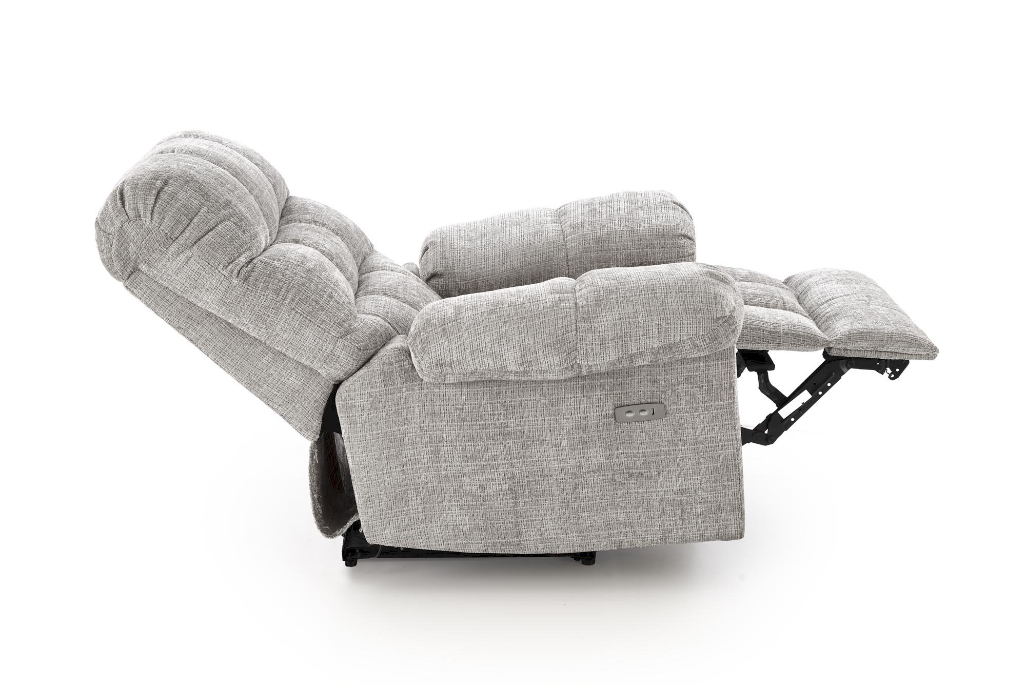 AMORE fotel wypoczynkowy popielaty