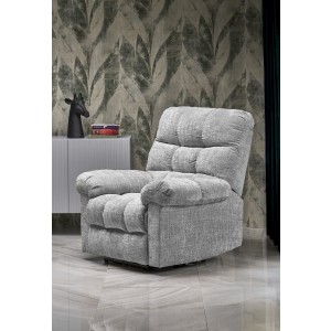 AMORE fotel wypoczynkowy popielaty