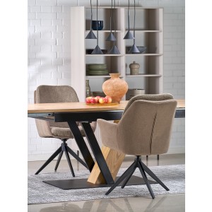 K591 krzesło brązowy