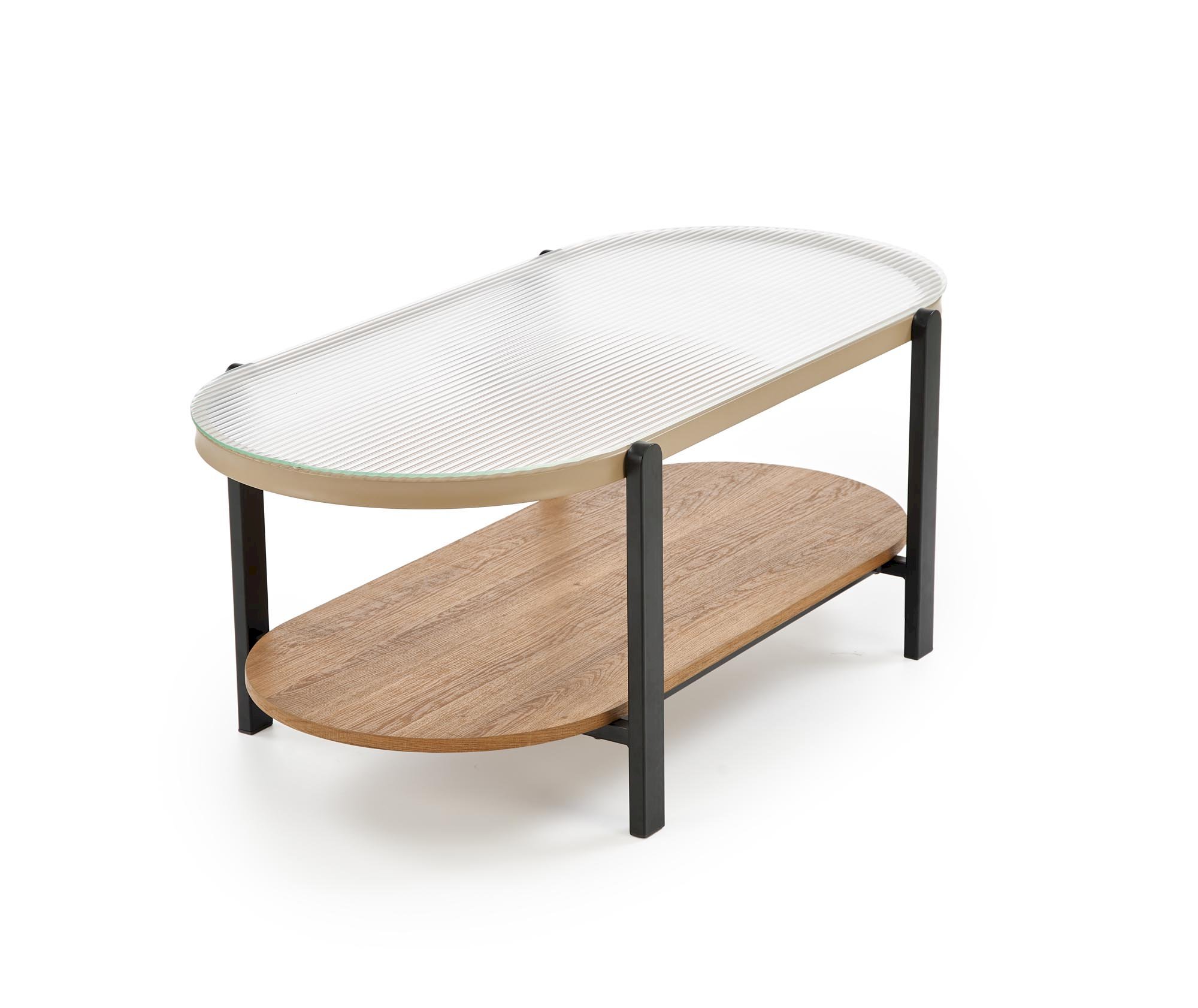 KAMALA  ława, naturalny / czarny