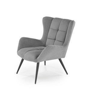 BYRON fotel wypoczynkowy popielaty