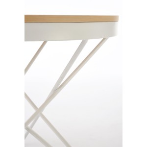 LEILA ława, naturalny / biały