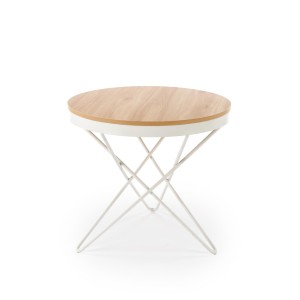 LEILA ława, naturalny / biały