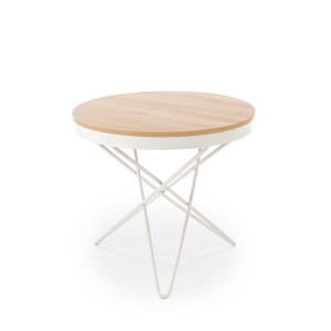 LEILA ława, naturalny / biały