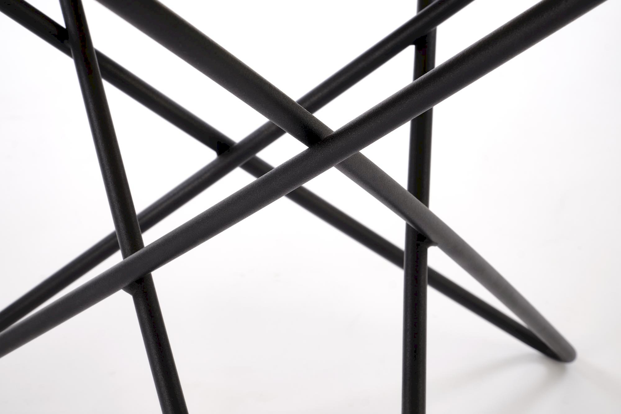 LEILA 2 ława, biały marmur / czarny