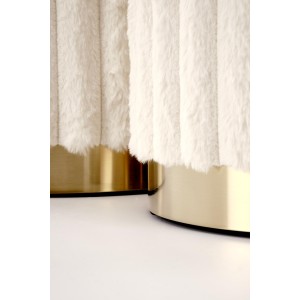 FIDO zestaw 2 puf, kremowy / złoty (1p=1kpl)