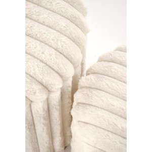 FIDO zestaw 2 puf, kremowy / złoty (1p=1kpl)