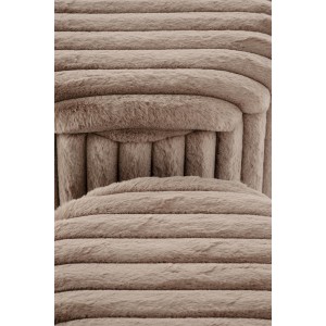 FIDO zestaw 2 puf, cappuccino / złoty (1p=1kpl)